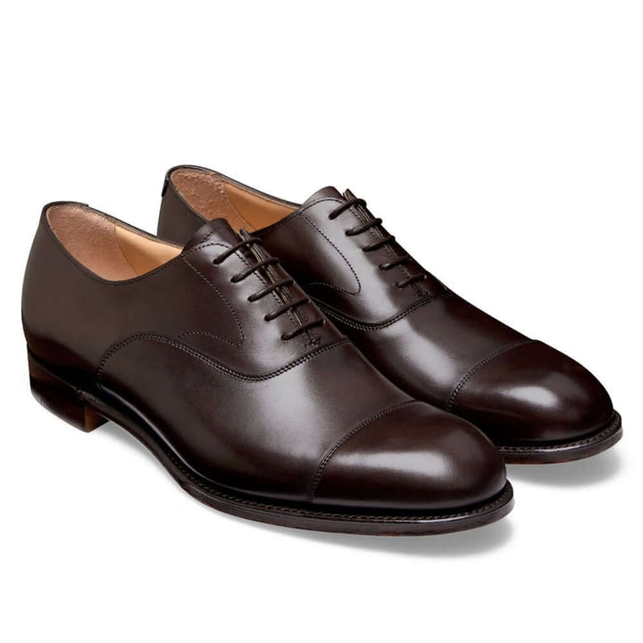 Alfred Mocha Calf Leather Oxford Cap Toe