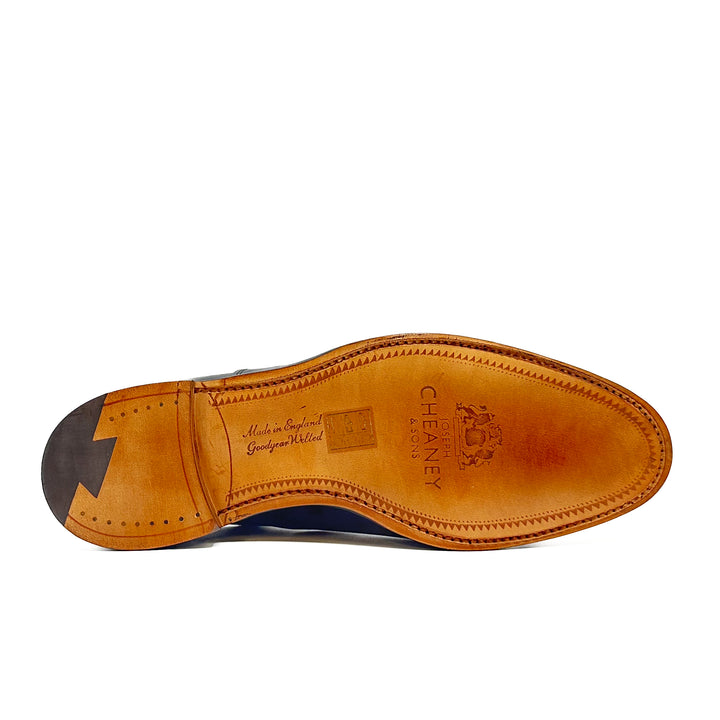 Alfred Black Calf Leather Oxford Cap Toe