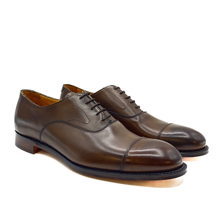 Alfred Mocha Calf Leather Oxford Cap Toe