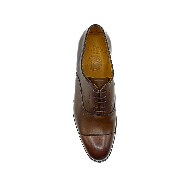 Alfred Mocha Calf Leather Oxford Cap Toe