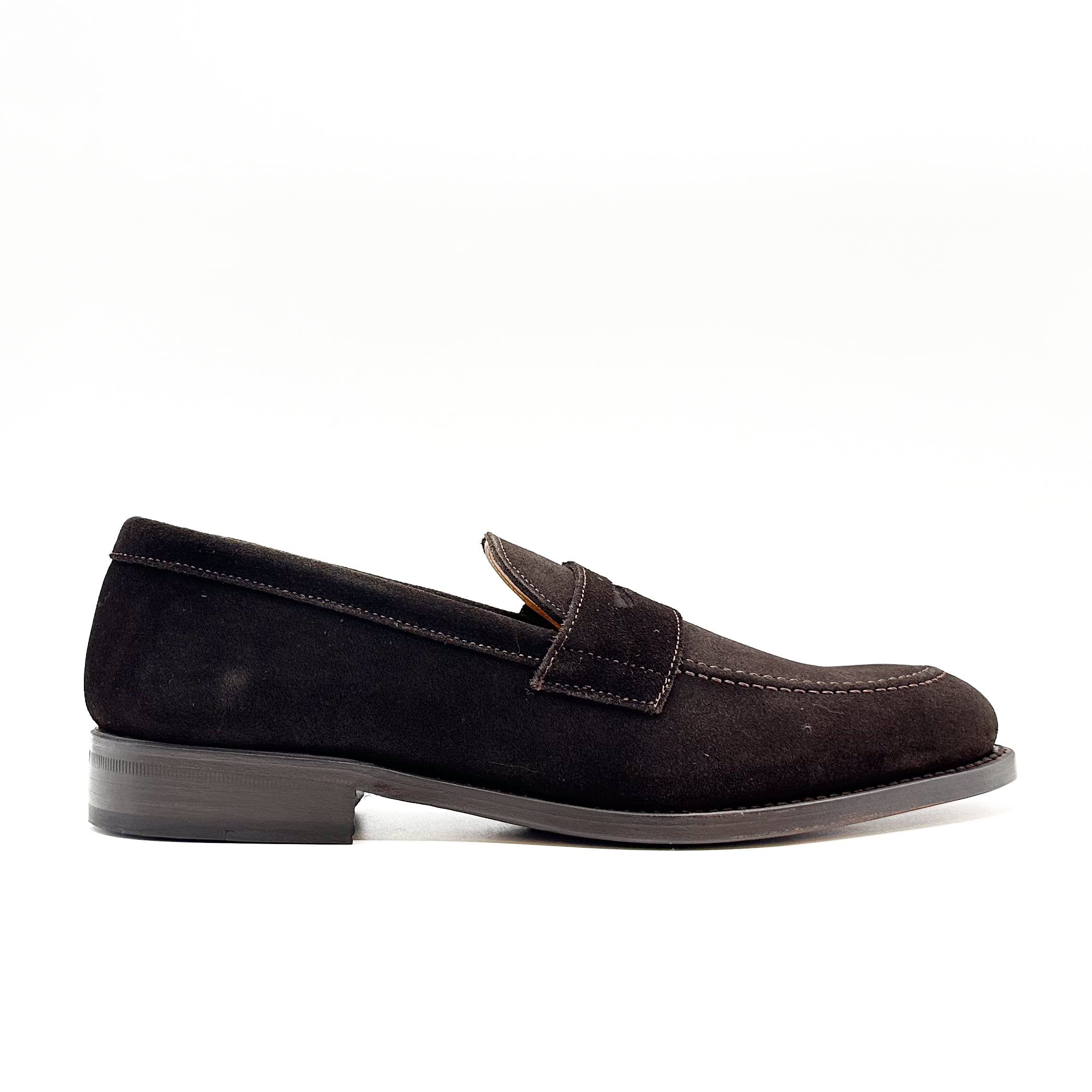 31525 Dark Brown Suede Penny Loafer – Josephs Sydney