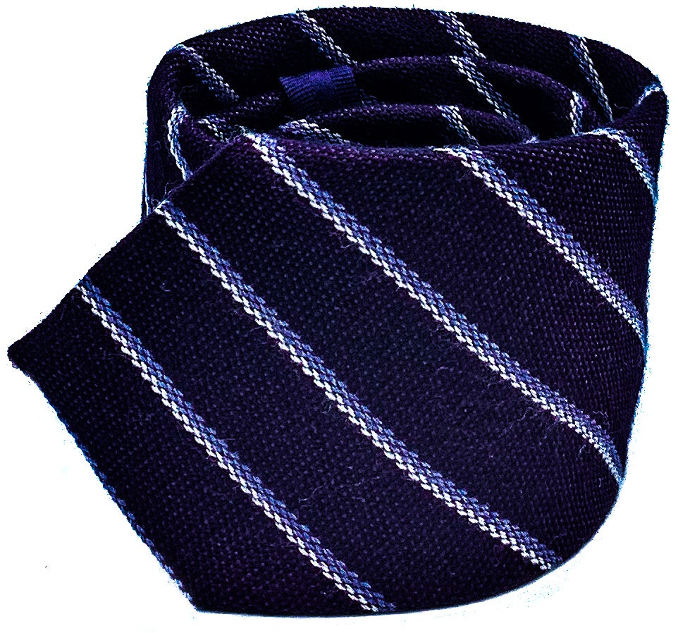 Purple Striped Tie