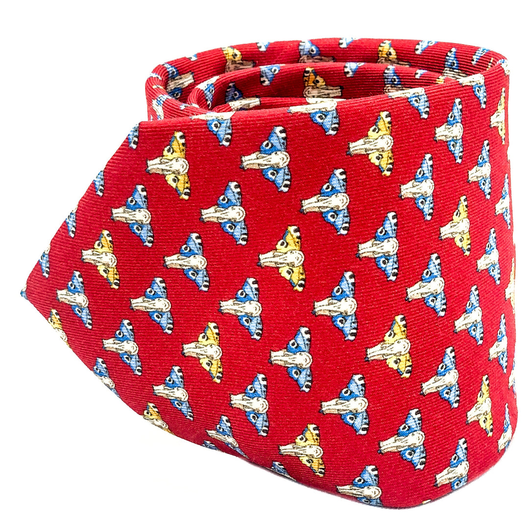 Red Elephant Tie