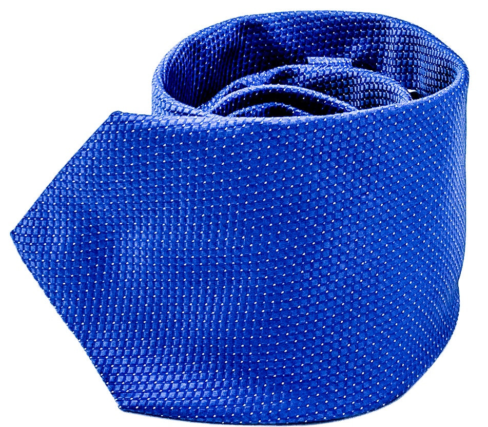 Blue Basketweave Tie