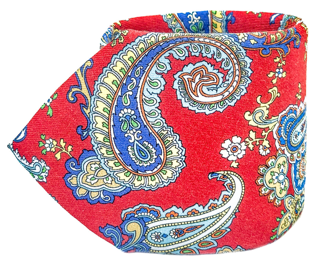 Red Paisley Tie