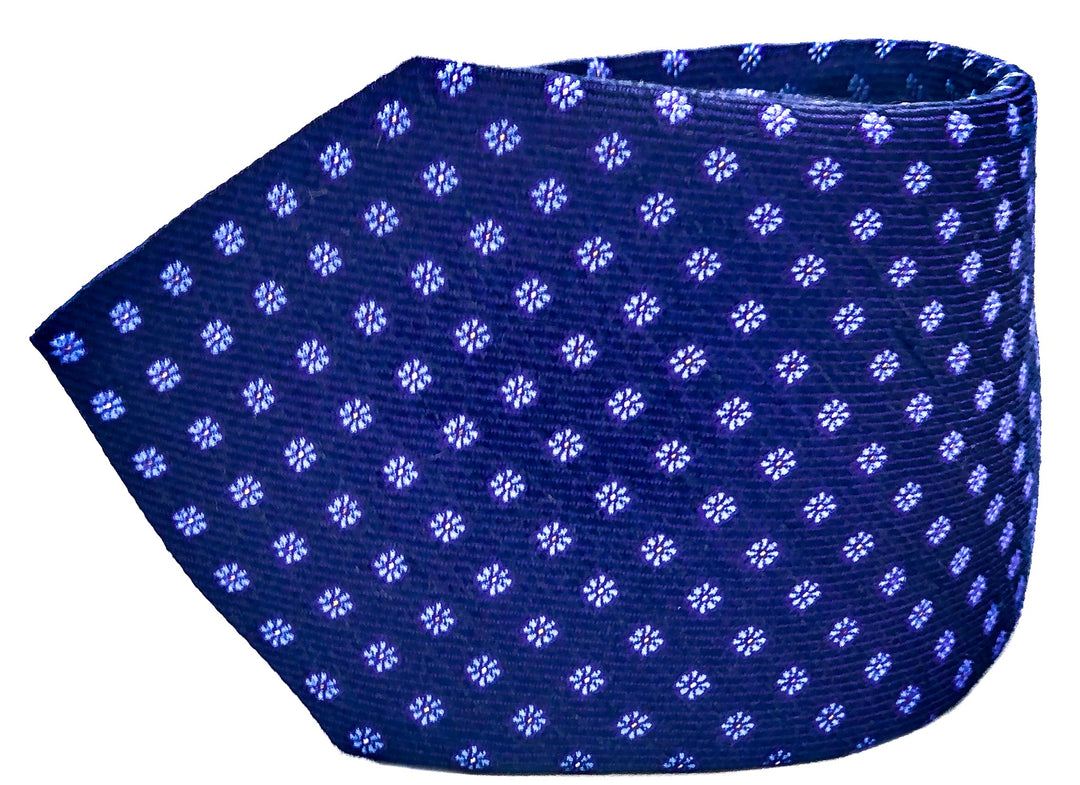 Purple Floral Medallion Blend Tie
