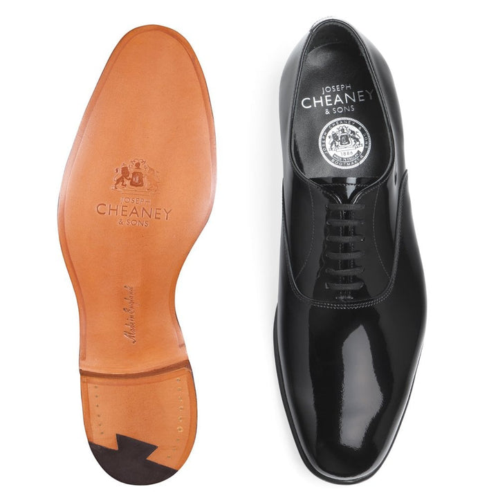 Kelly Black Patent Leather Oxford