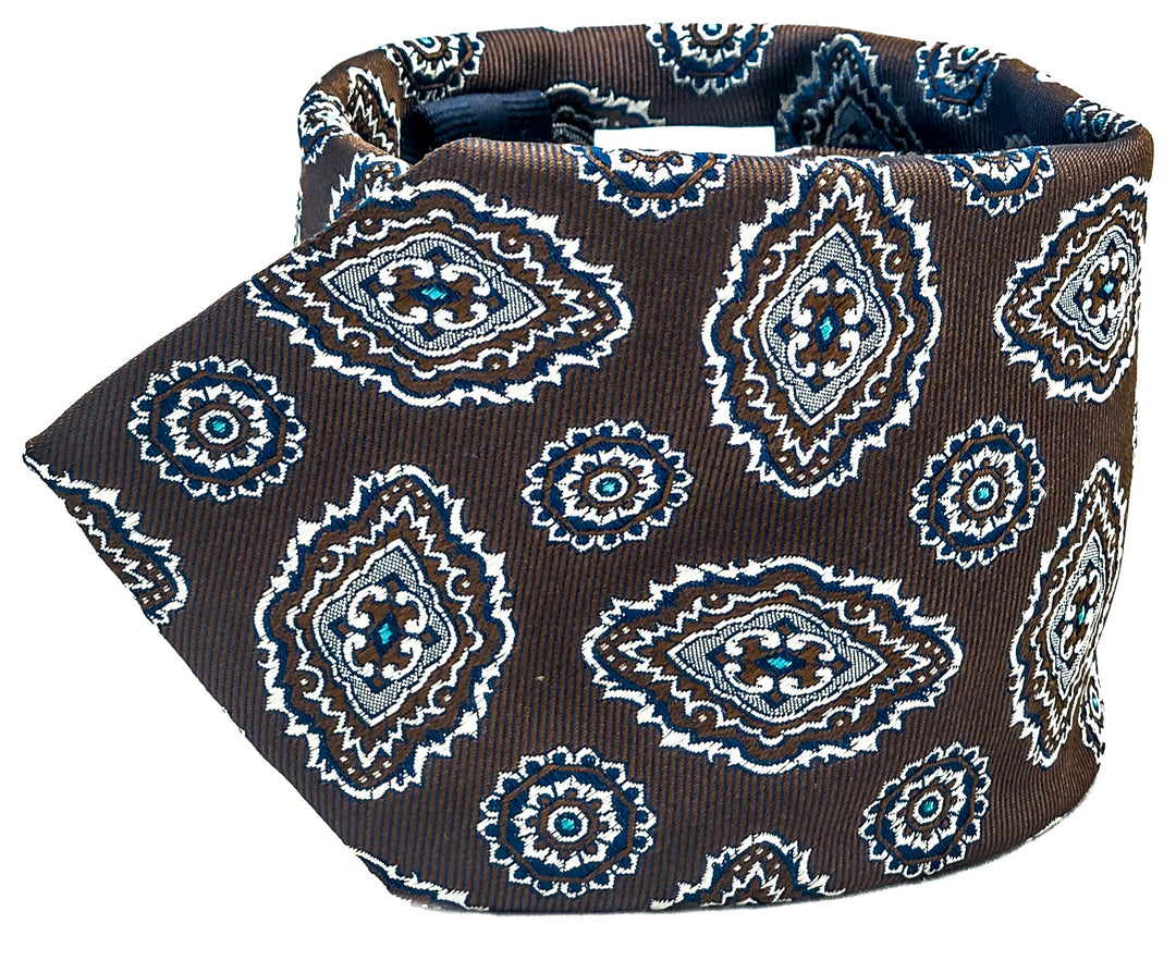 Brown Medallion Tie
