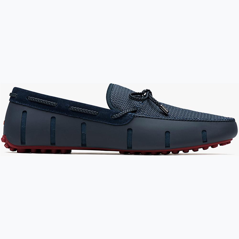 Braided lace top lux loafer driver