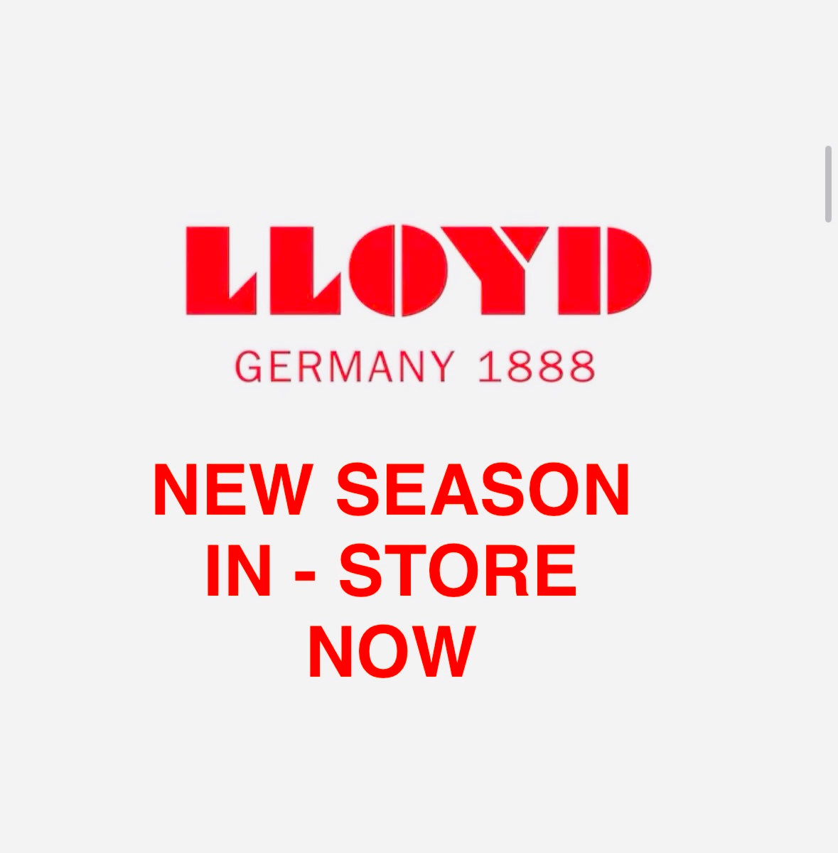 NEW SEASON LLOYD