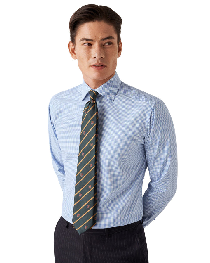 Contemporary Fit Check Cotton and Tencel™ Lyocell