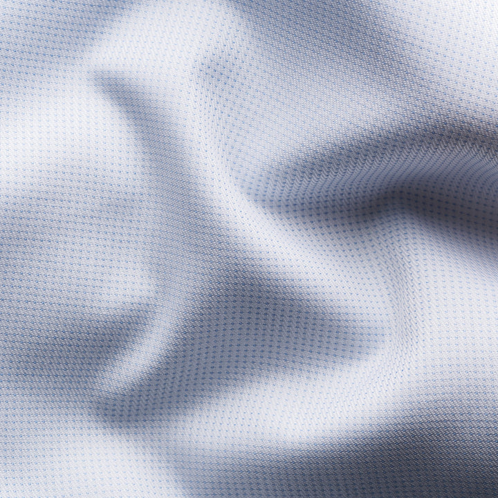 Contemporary Fit Pin Dot Signature Twill