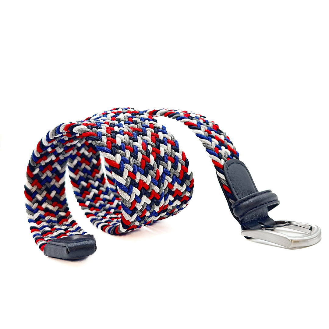 Classic Multi Colour Elastic Woven Belt