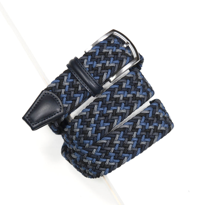 Classic Multi Colour Elastic Woven Belt