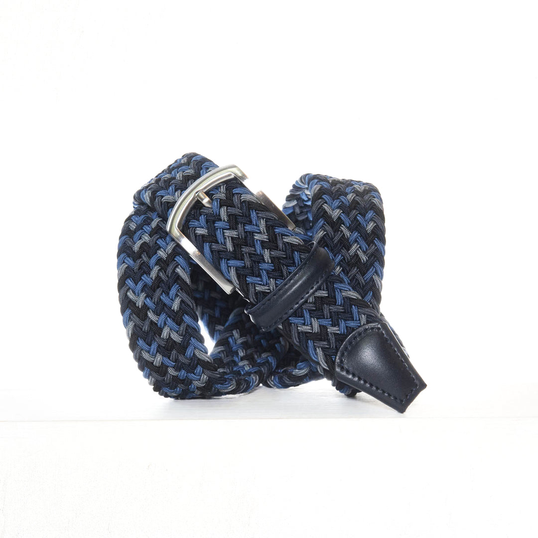 Classic Multi Colour Elastic Woven Belt