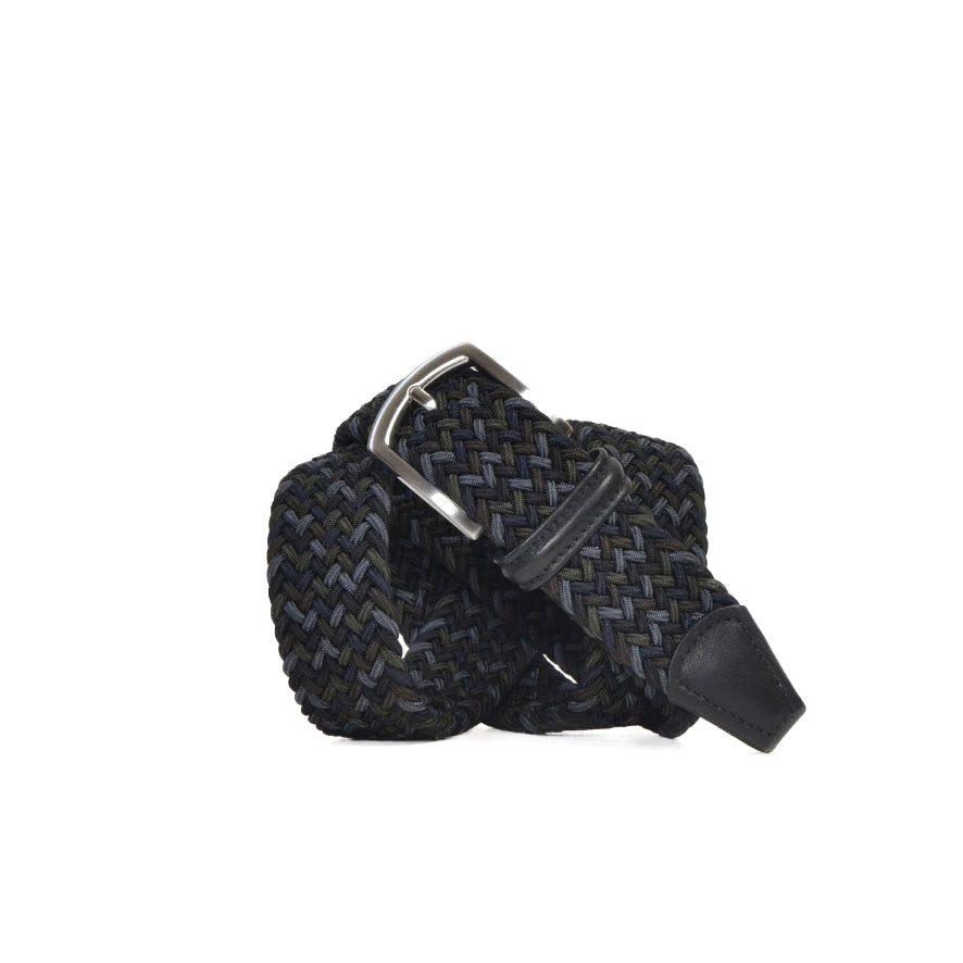 Classic Multi Colour Elastic Woven Belt
