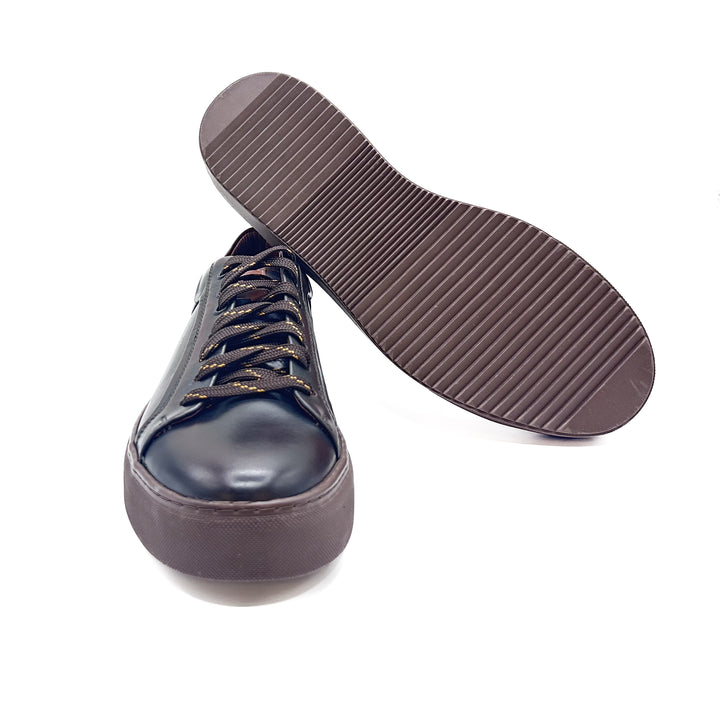 91099B Leather Cupsole Sneaker