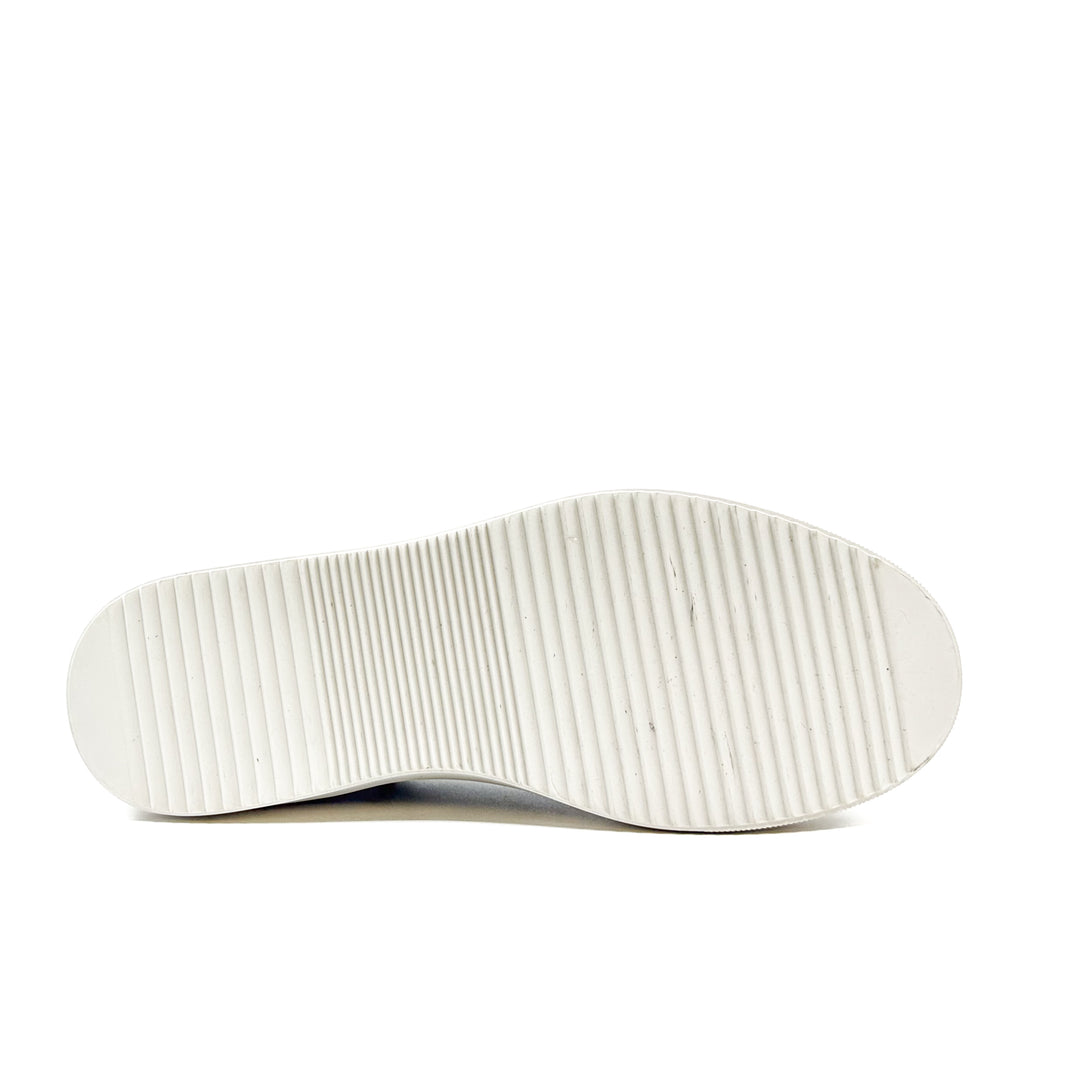91099 Leather Cup Sole Sneaker - Navy/Tan