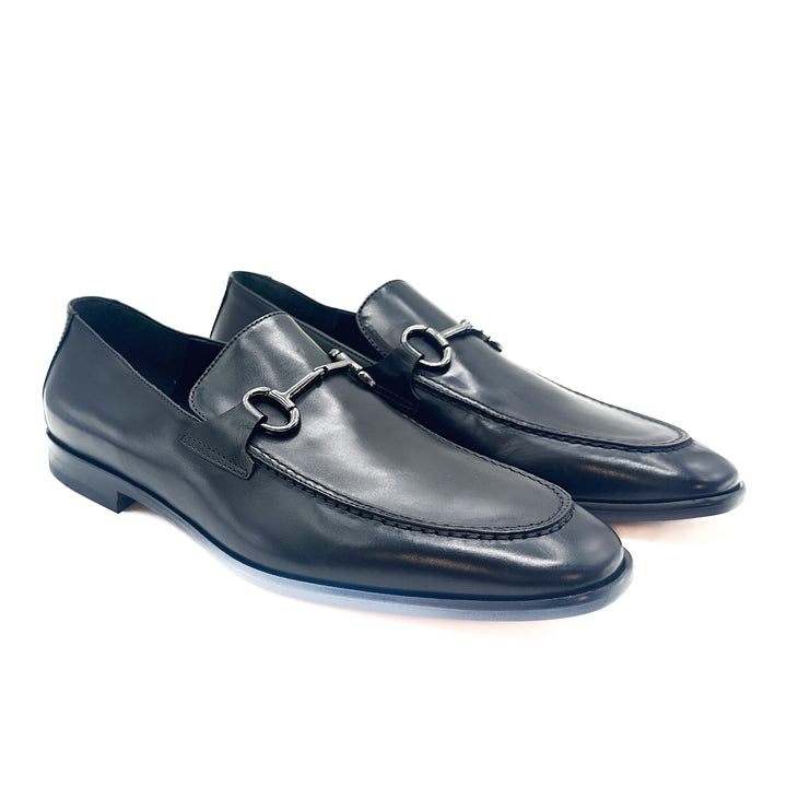 Hudson Calf Leather Horsebit Loafer