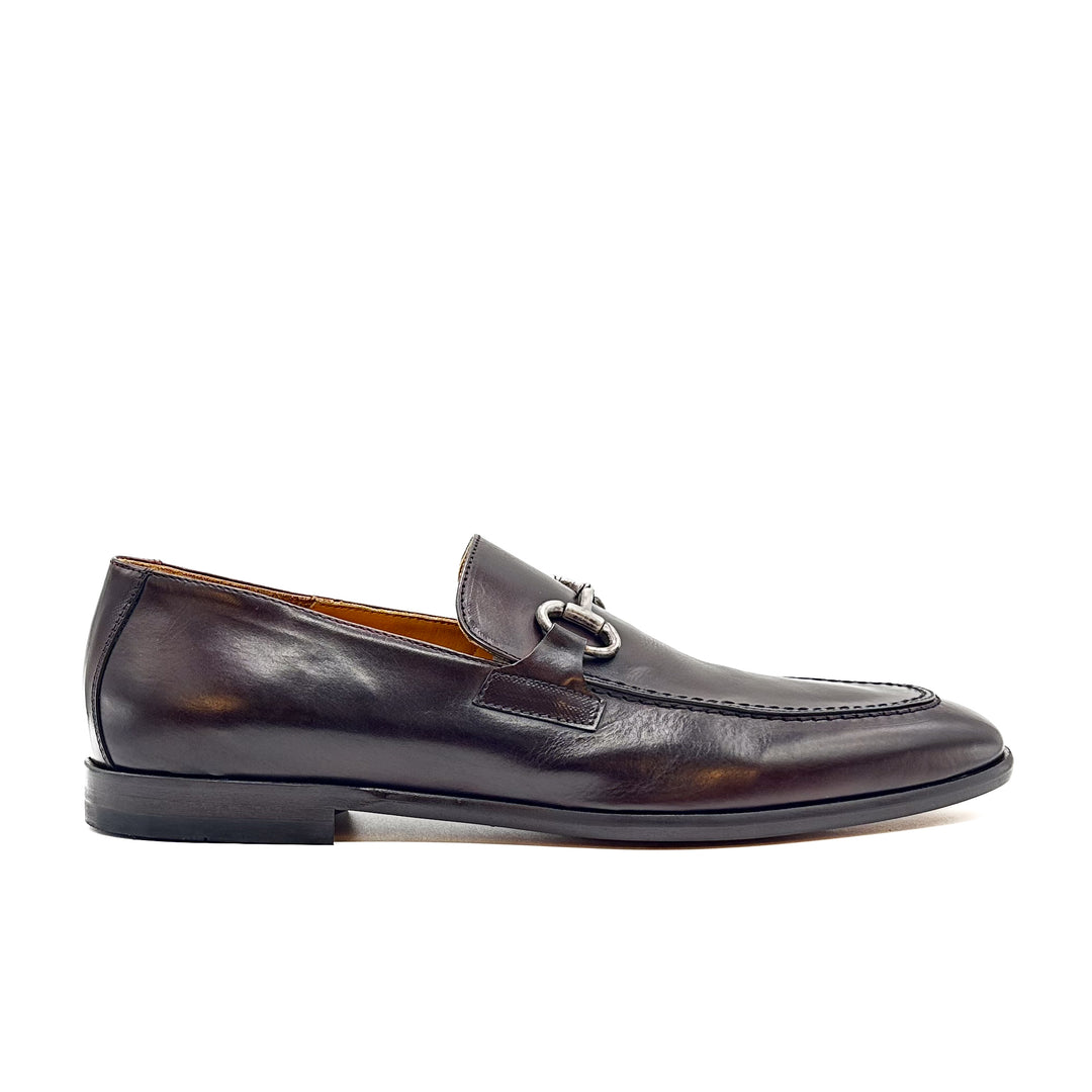 Hudson Calf Leather Horsebit Loafer