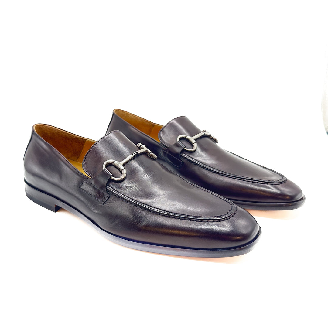 Hudson Calf Leather Horsebit Loafer