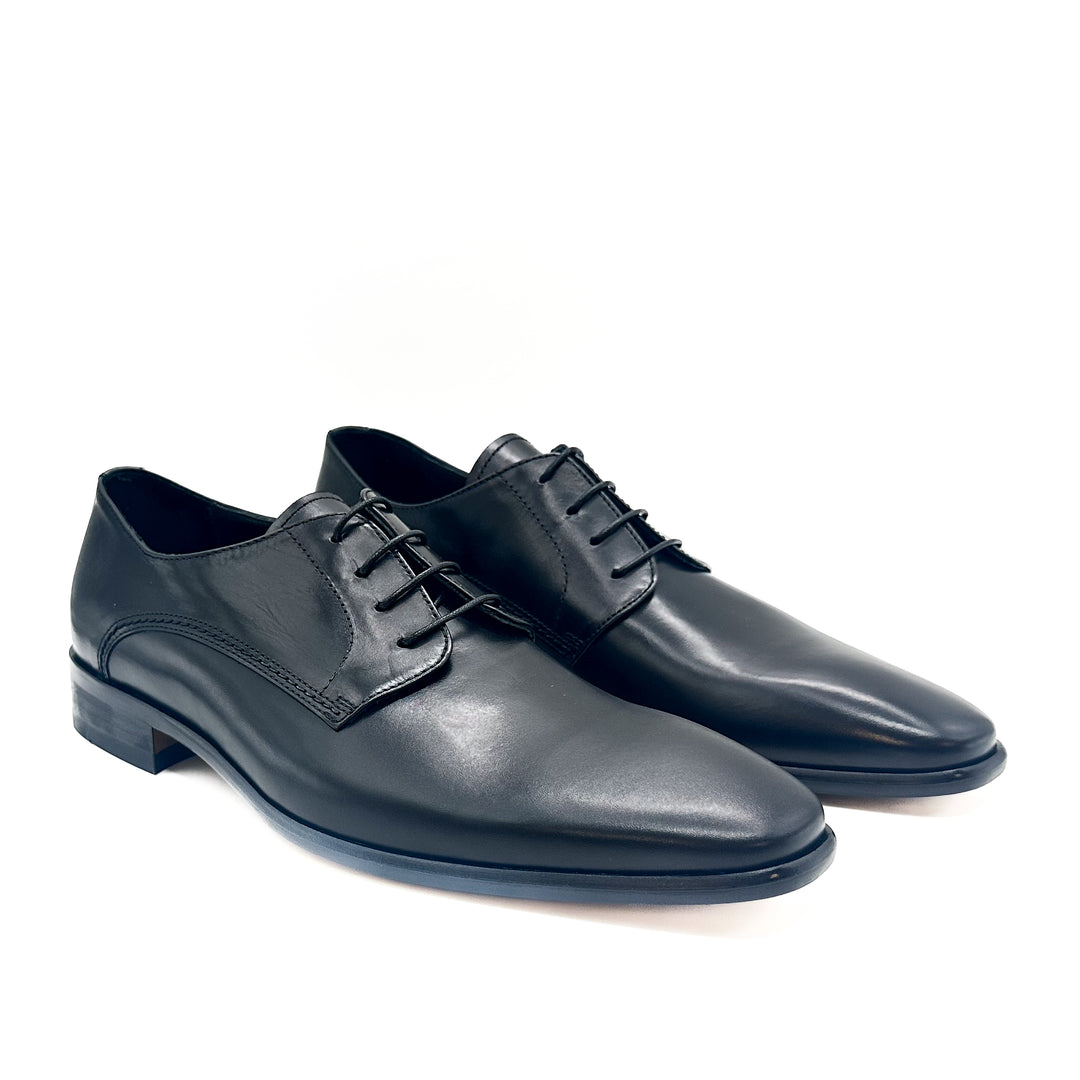 Ian Calf Leather Derby Plain Front