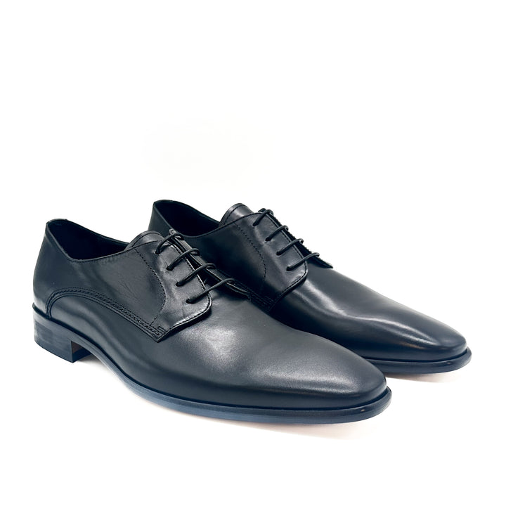 Ian Calf Leather Derby Plain Front