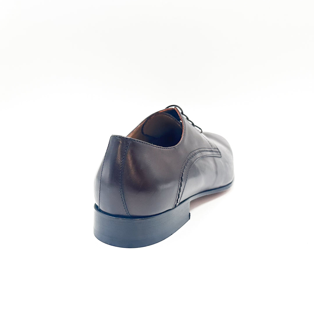 Ian Calf Leather Derby Plain Front