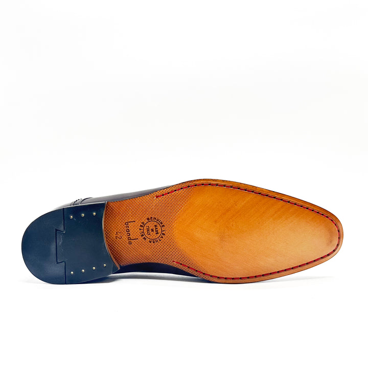 Ian Calf Leather Derby Plain Front