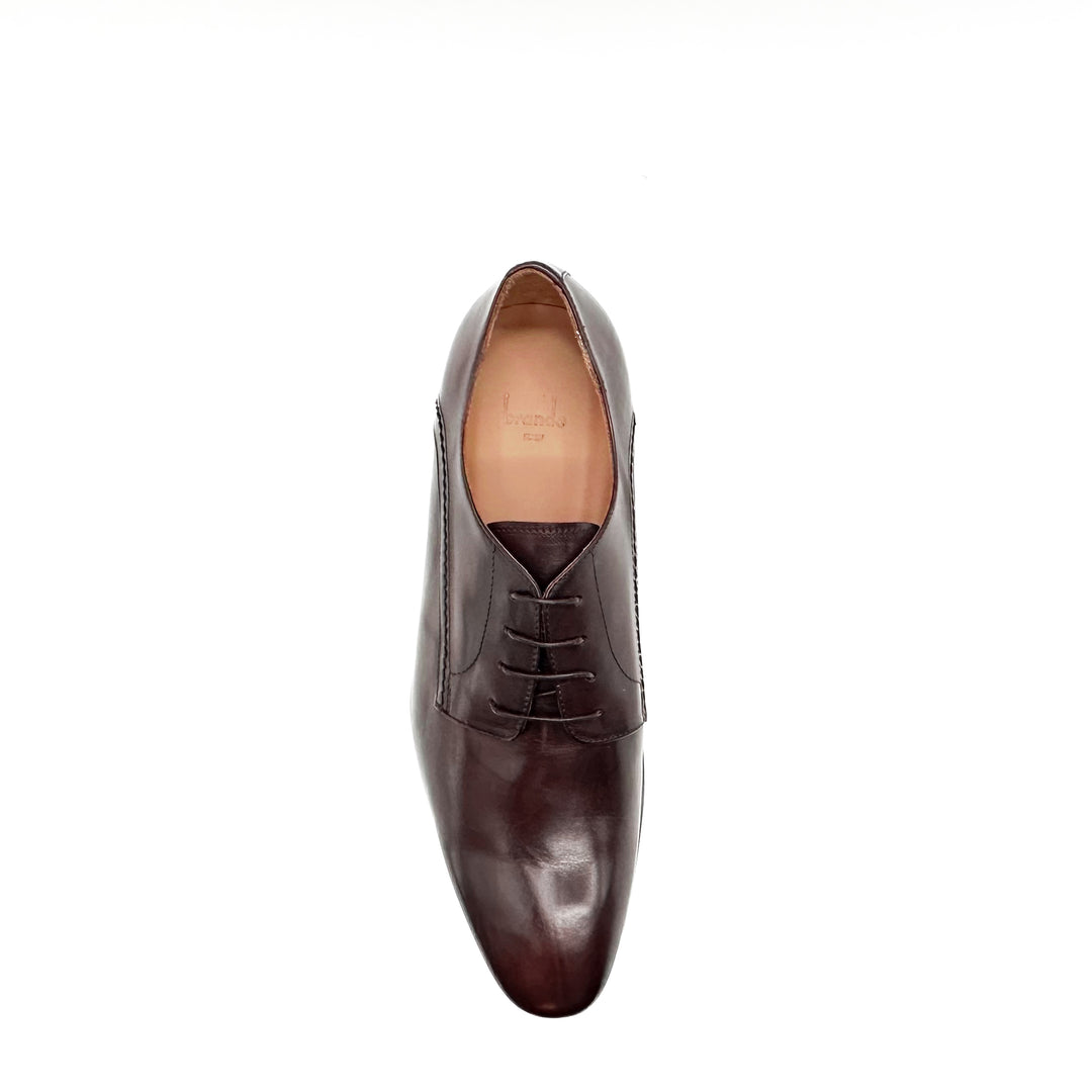 Ian Calf Leather Derby Plain Front