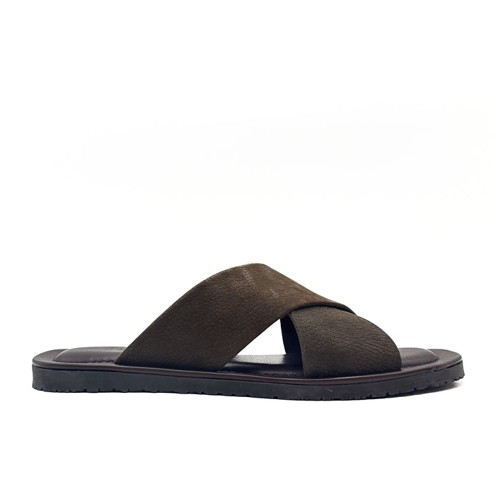 M5332 Leather Cross-over Slide