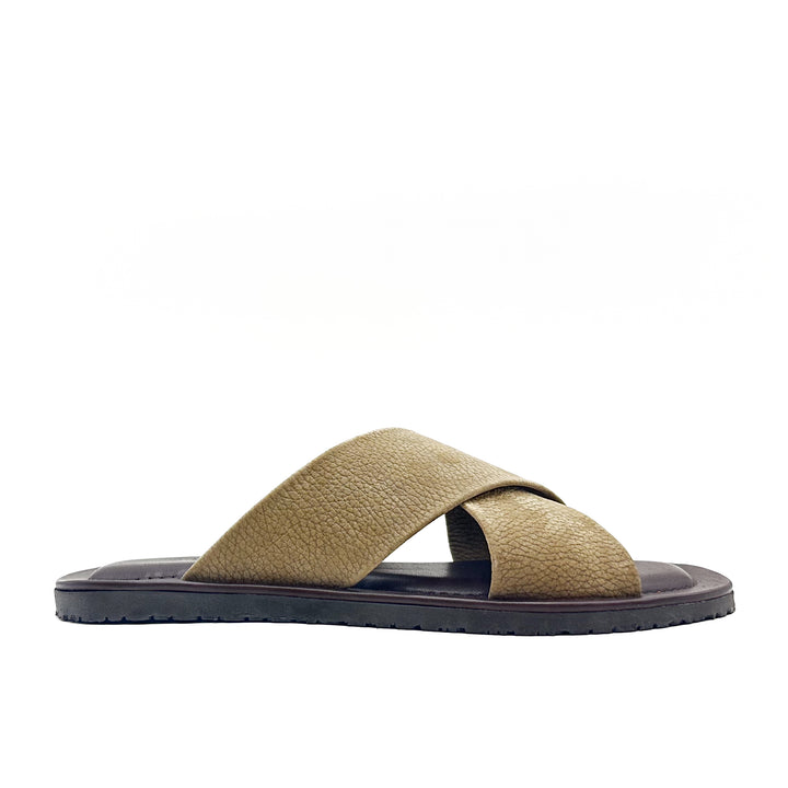 M5332 Leather Cross-over Slide