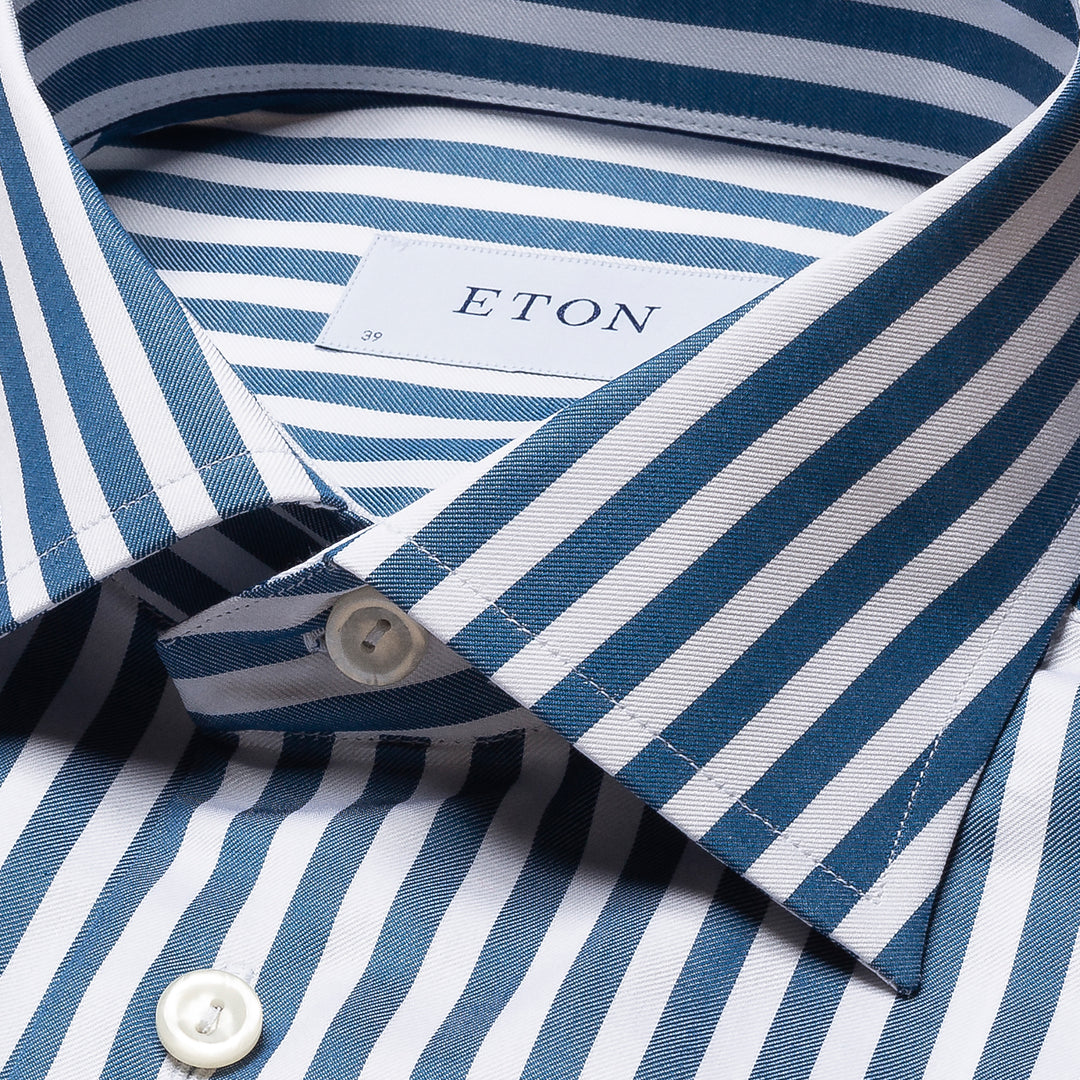 Contemporary Fit Bengal Striped Twill