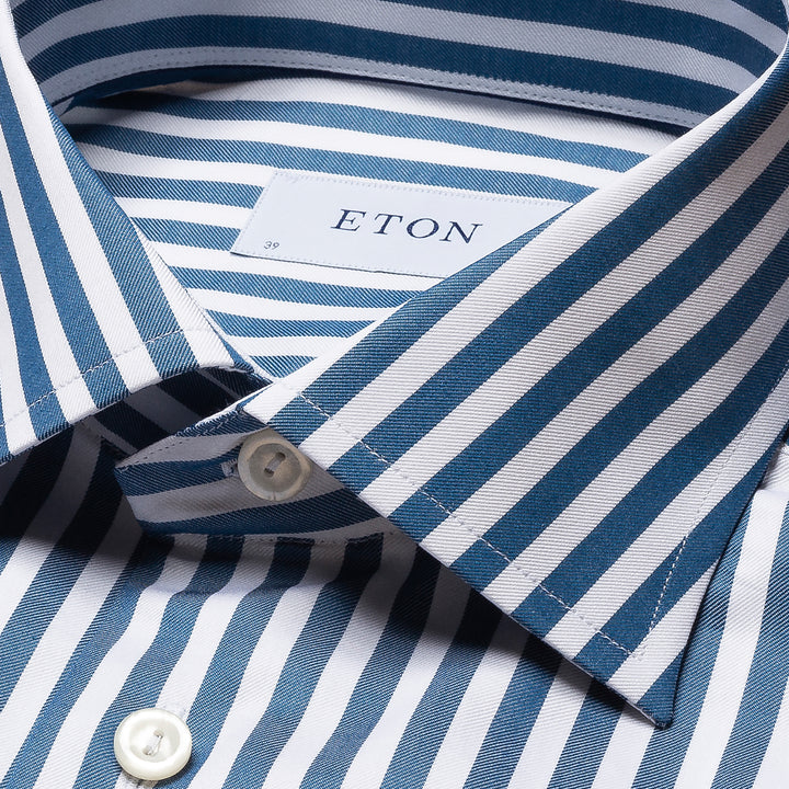 Contemporary Fit Bengal Striped Twill