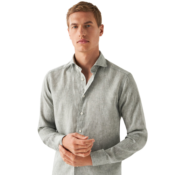 Slim Fit Casual Organic Linen