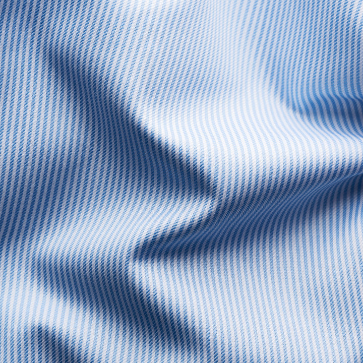 Contemporary Fit Fine Stripe Signature Twill