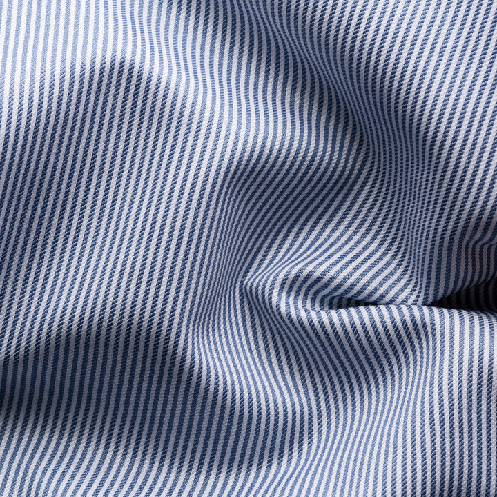 Contemporary Fit Fine Stripe Signature Twill