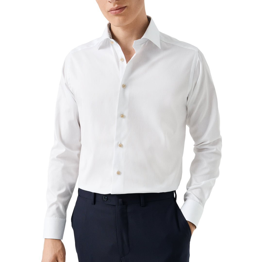 Slim Fit Signature Twill with Medallion Print Details