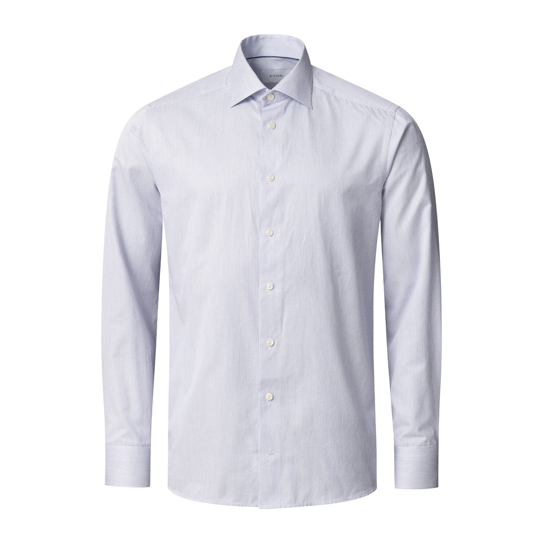 Slim Fit Striped Signature Twill