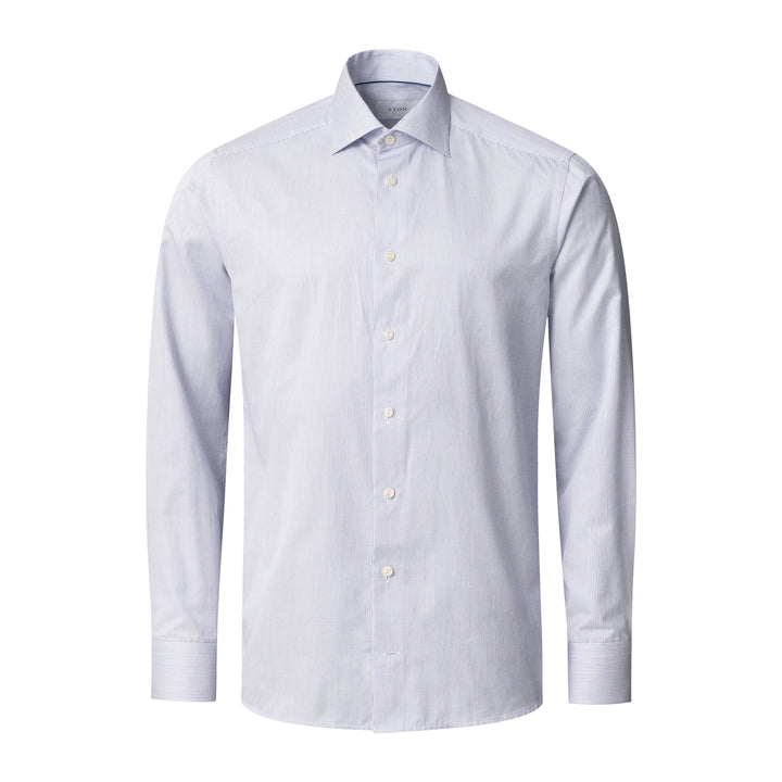 Slim Fit Striped Signature Twill