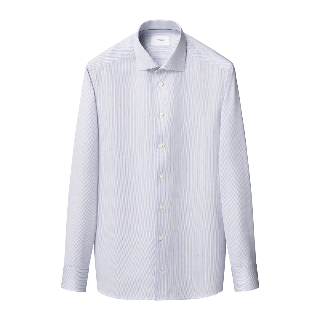 Slim Fit Striped Signature Twill