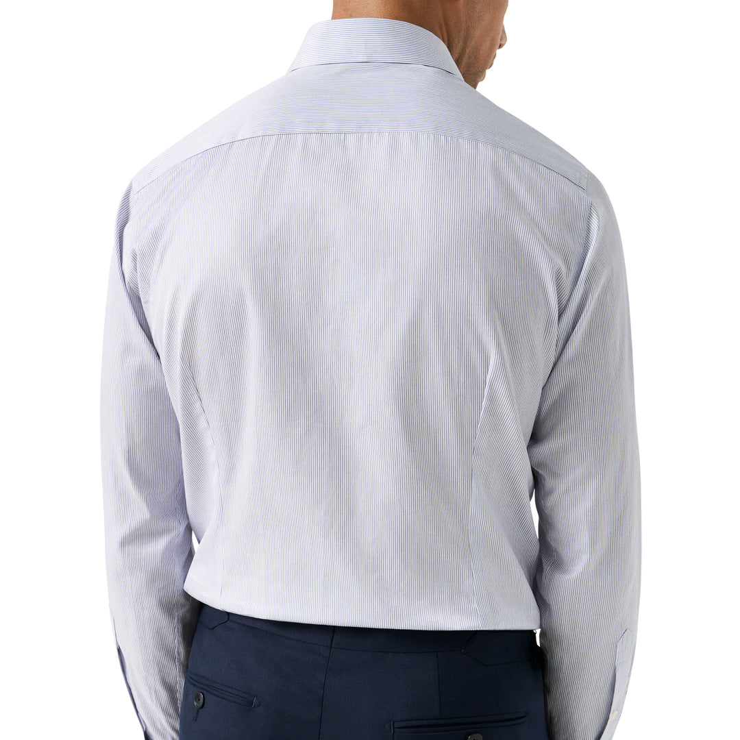 Slim Fit Striped Signature Twill