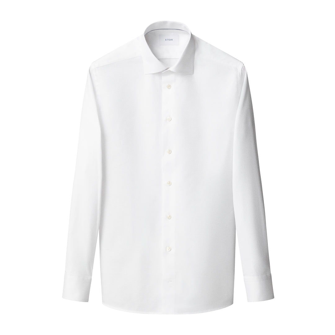 Slim Fit Semi Solid Dobby