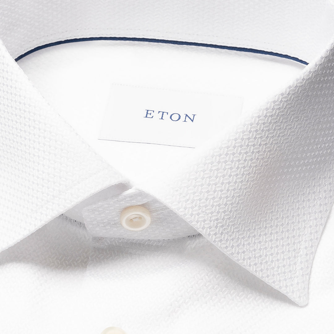 Slim Fit Semi Solid Dobby