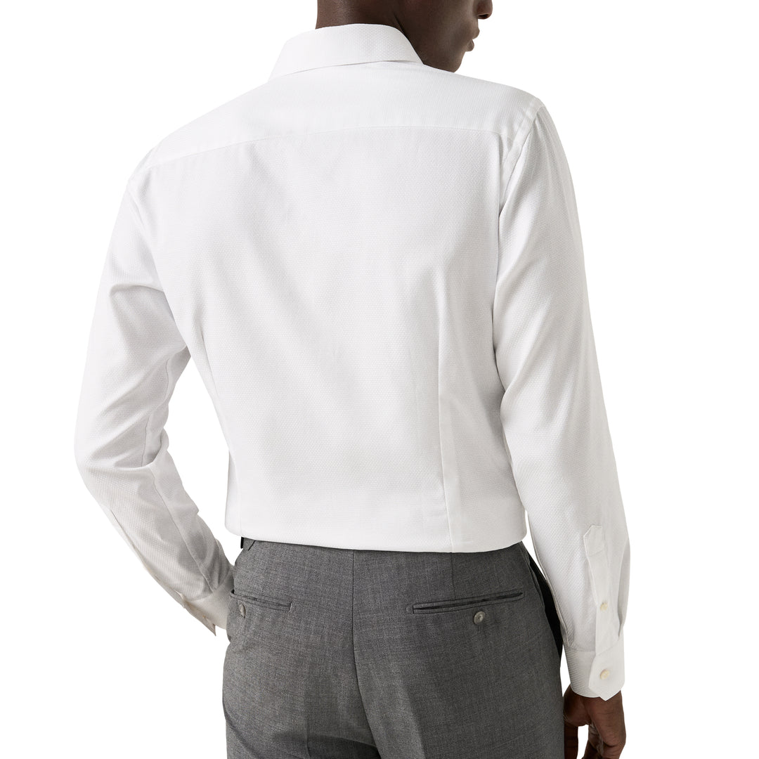 Slim Fit Semi Solid Dobby