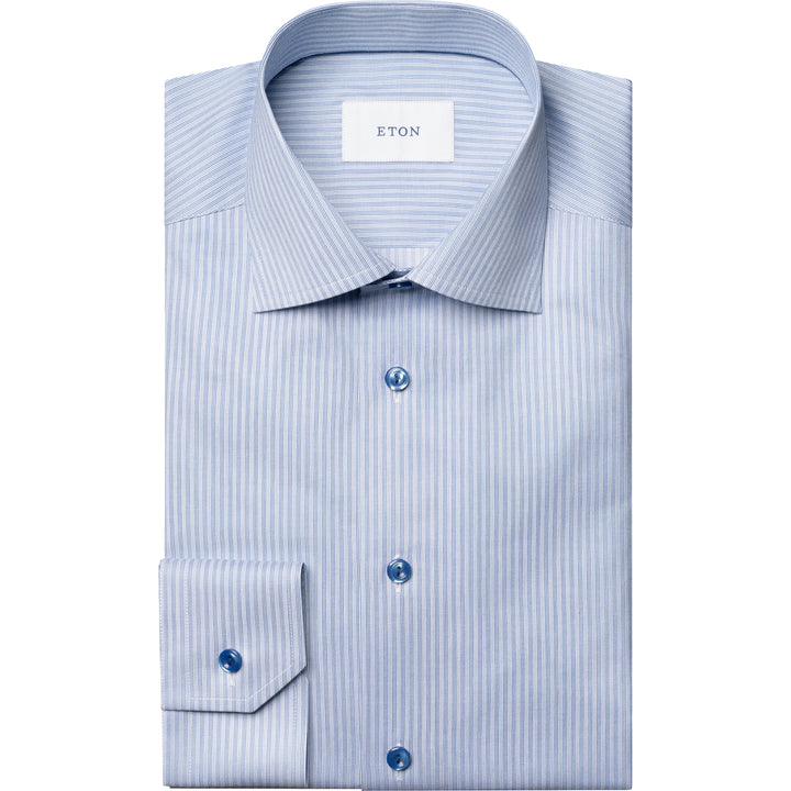 Contemporary Fit Striped Signature Twill