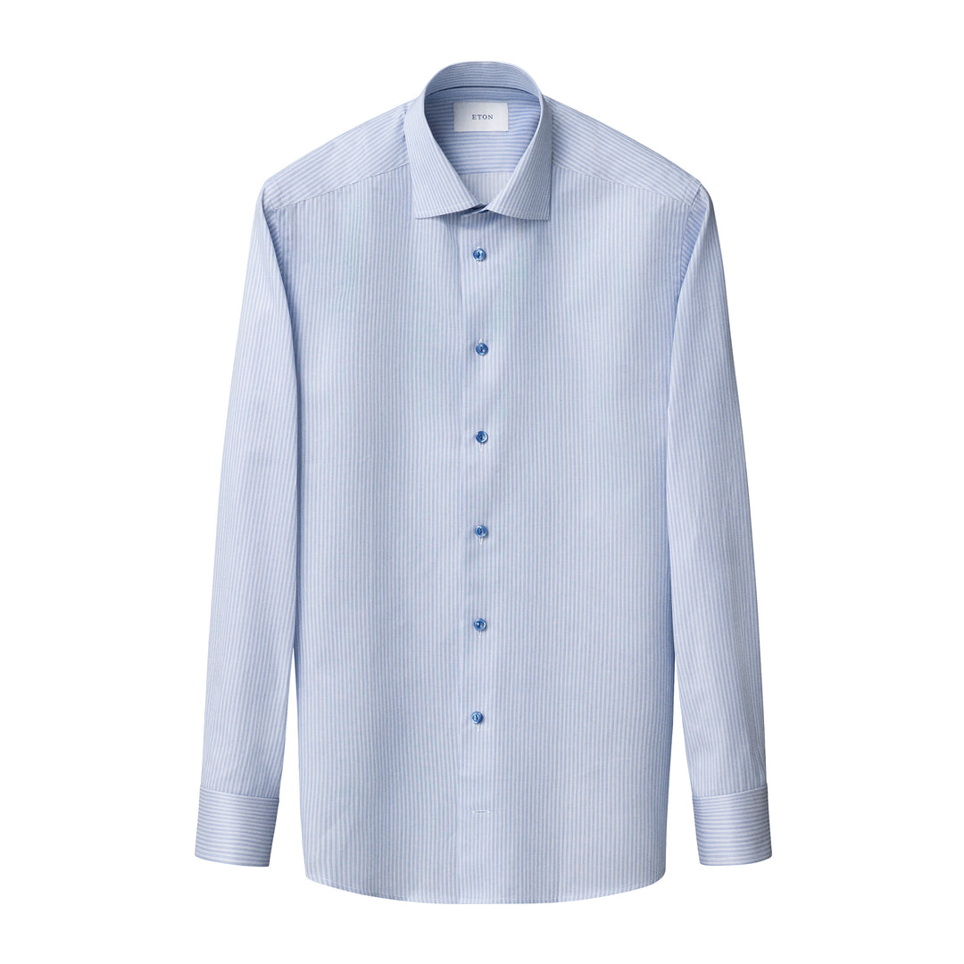 Contemporary Fit Striped Signature Twill
