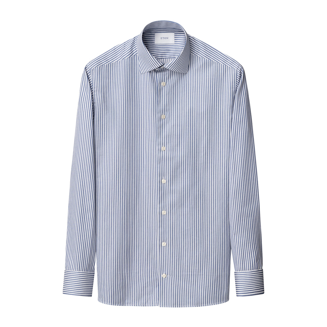 Slim Fit Bengal Striped Twill