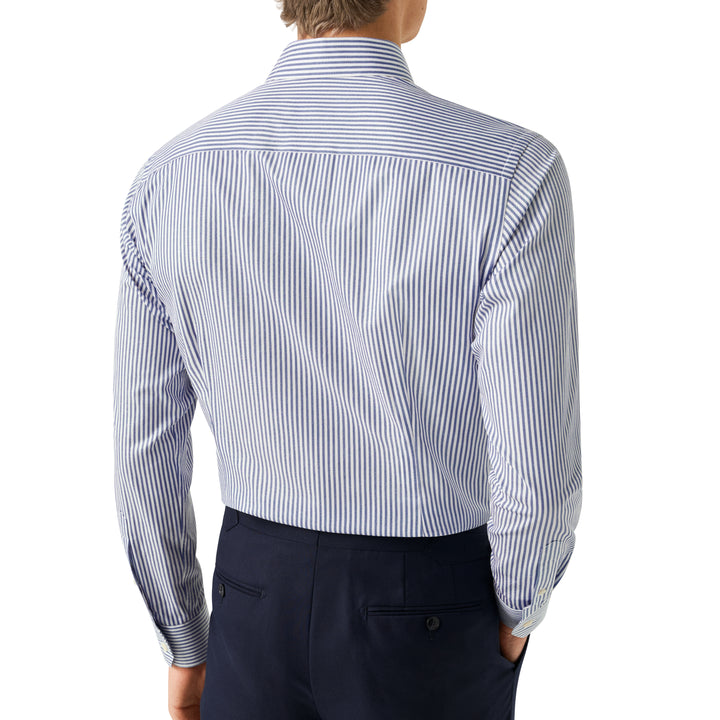 Slim Fit Bengal Striped Twill