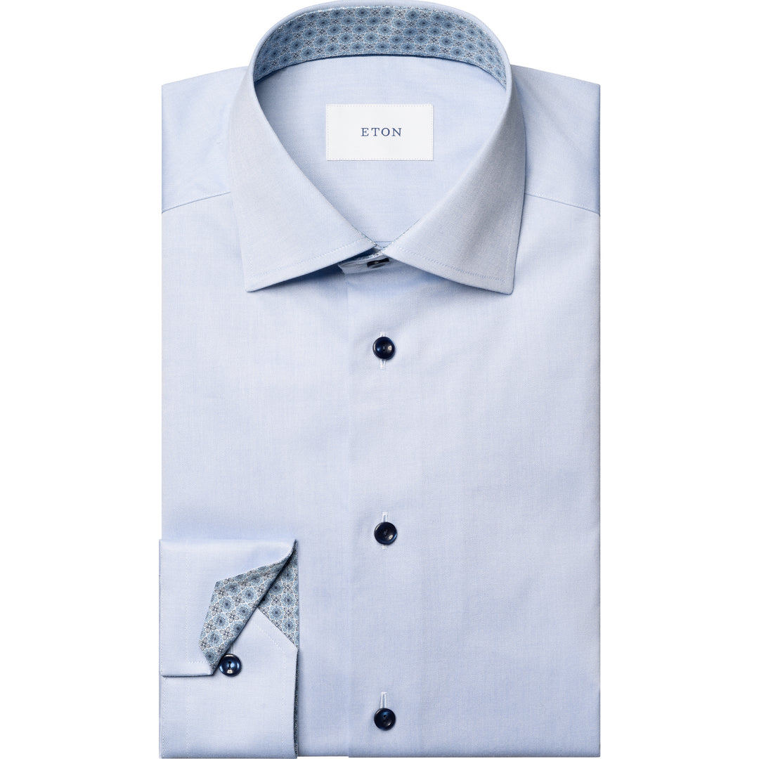 Slim Fit Signature Twill with Medallion Print Details